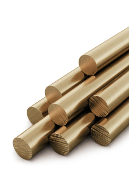 Круг бронзовый 45х3000 БрАЖ9-4 ГОСТ 1628-2019