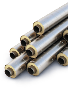 Труба электросварная оцинкованная 159х4х6000 Ст3пс ППУ-ПЭ ГОСТ 10704-91