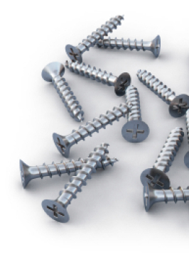 Винт самонарезающий 4.8х50 оцинкованный