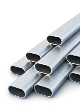 Труба плоскоовальная оцинкованная 60х15х2х6000 08пс ГОСТ 8644-68