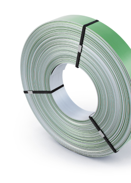 Лента с полимерным покрытием 3003-рубиново-красный/3003-рубиново-красный 0.5х1250 Ц 100